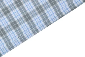 Miu Miu Blue Grey Check T-Shirt