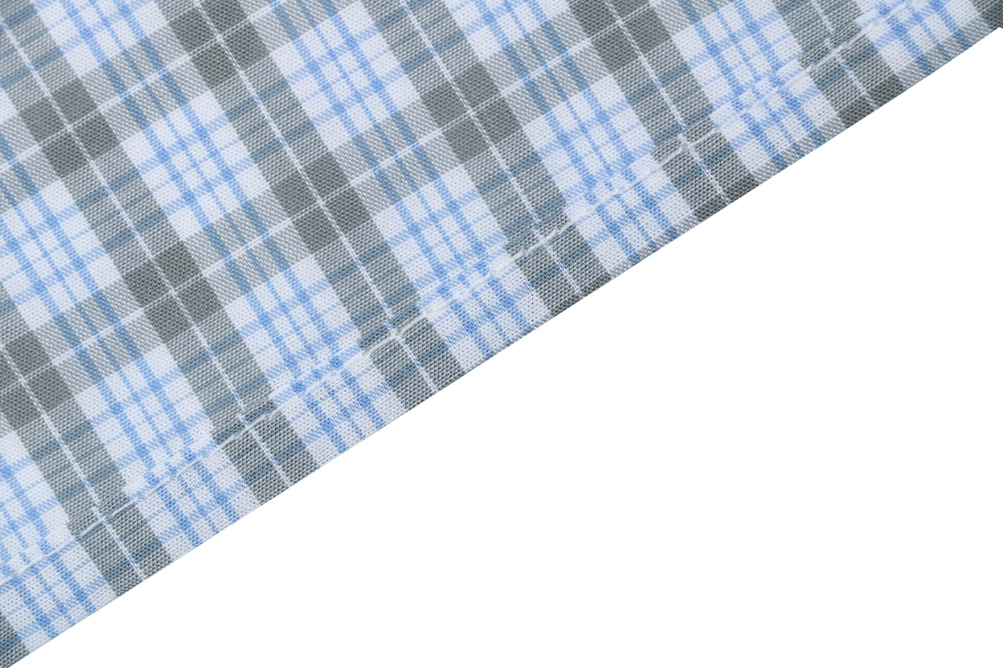 Miu Miu Blue Grey Check T-Shirt