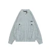 MM Blue Grey Vichy Check Blouson Jacket