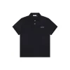 MM Logo Embroidered Polo T-Shirt (Black/White)