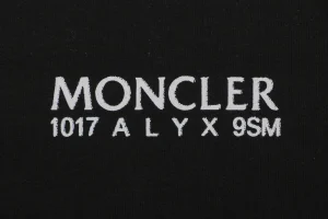 Moncler 1017 ALYX 9SM Halo Logo T-Shirt Black back Print