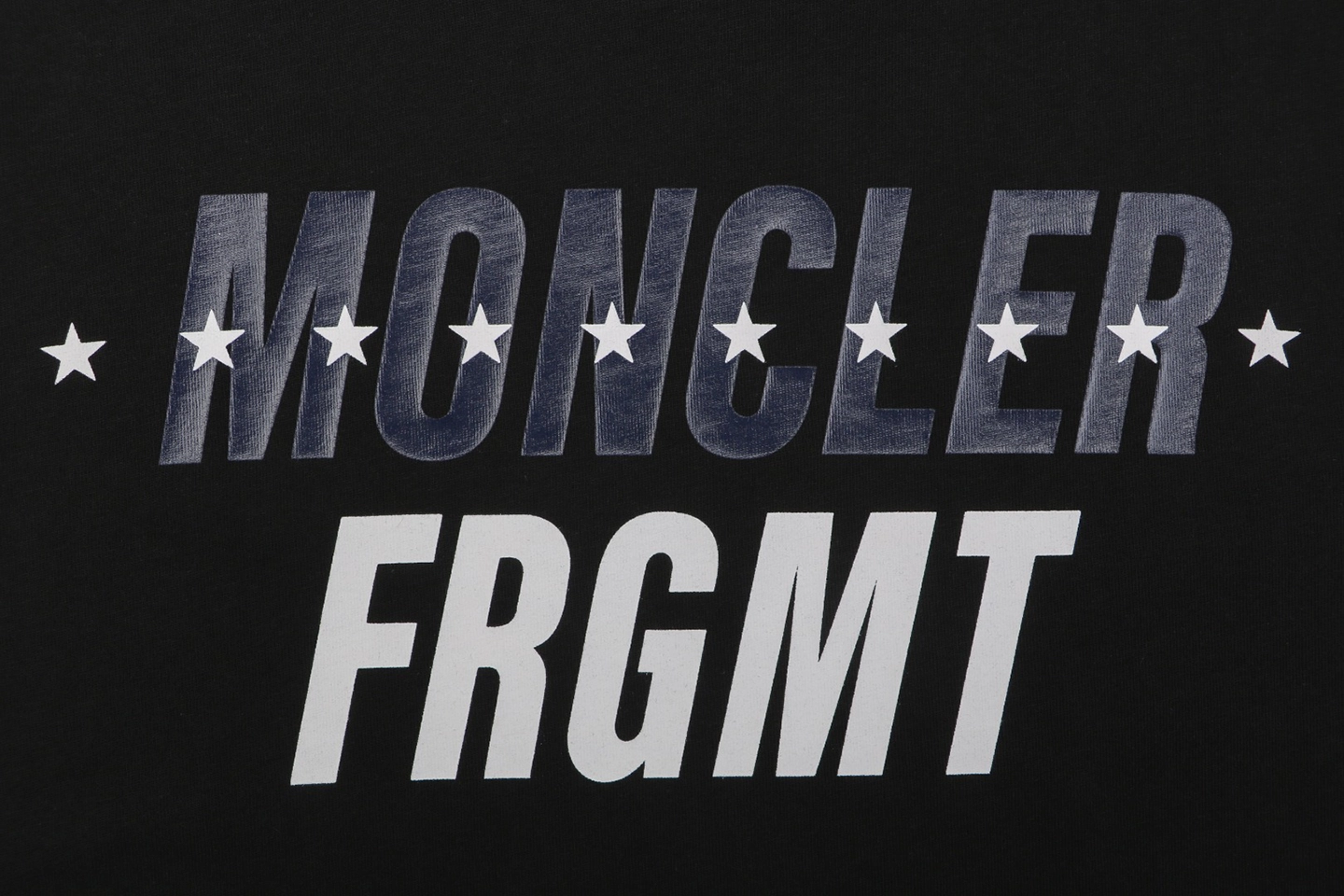 Moncler FRGMT Star Track Logo T-Shirt Front Print