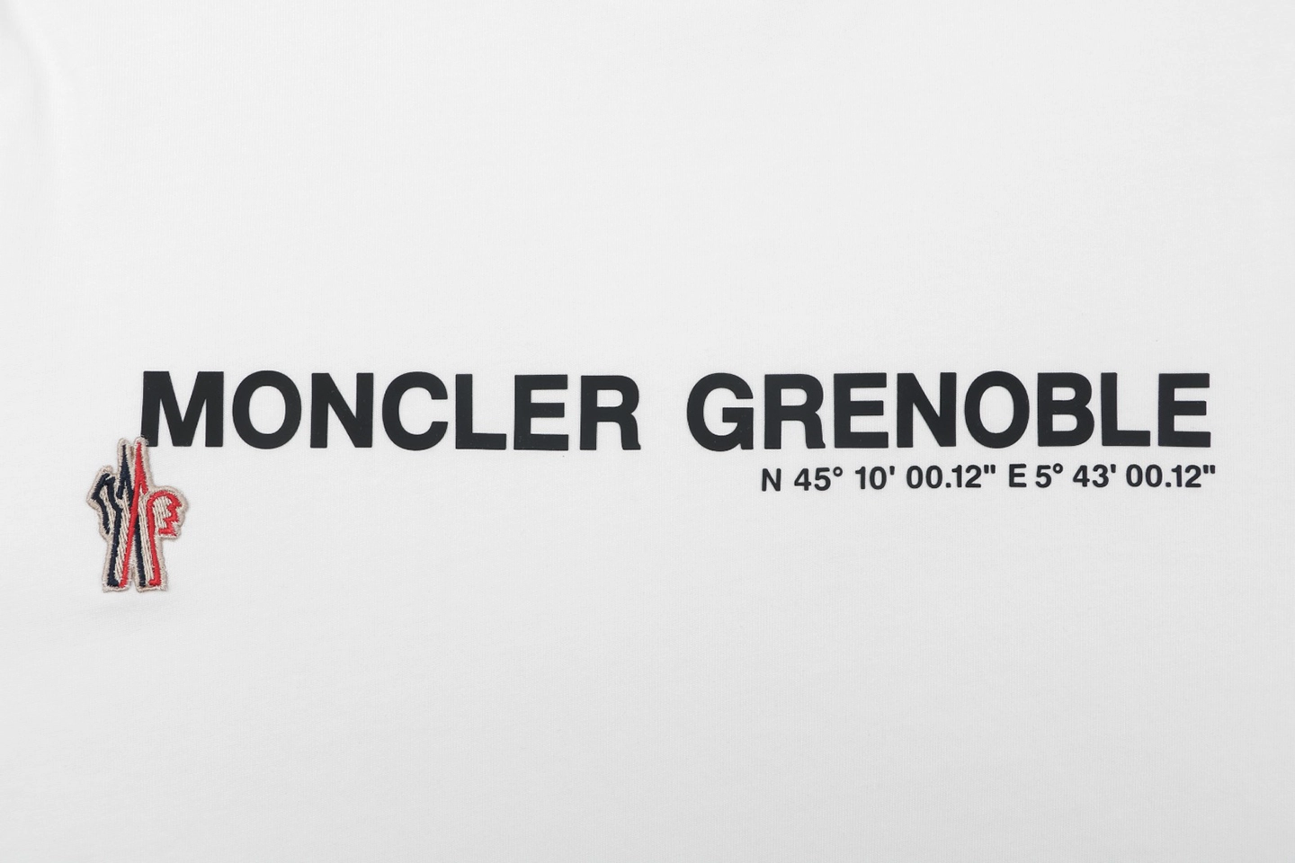 Moncler Grenoble Coordinate Logo T-Shirt Front Print