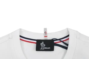 Moncler Grenoble Coordinate Logo T-Shirt Collar