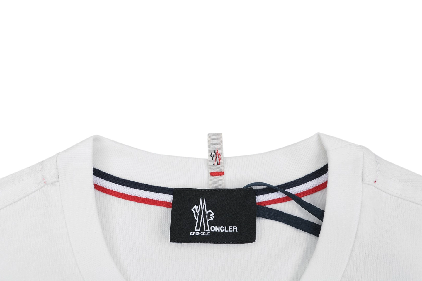 Moncler Grenoble Coordinate Logo T-Shirt Collar