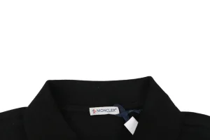 Moncler Logo Embroidered Polo T-Shirt Collar