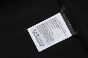 Moncler Logo Embroidered Polo T-Shirt Wash label