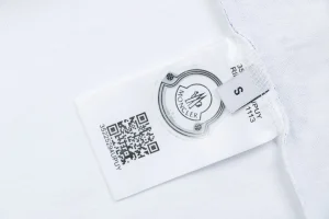 Moncler Oversized Spray Logo T-Shirt White Wash label