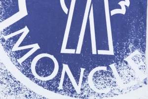 Moncler Oversized Spray Logo T-Shirt White