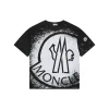 Mxxcler Oversized Spray Logo T-Shirt (Black/Grey/White)