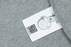 Moncler Oversized Spray Logo T-Shirt Grey Wash label