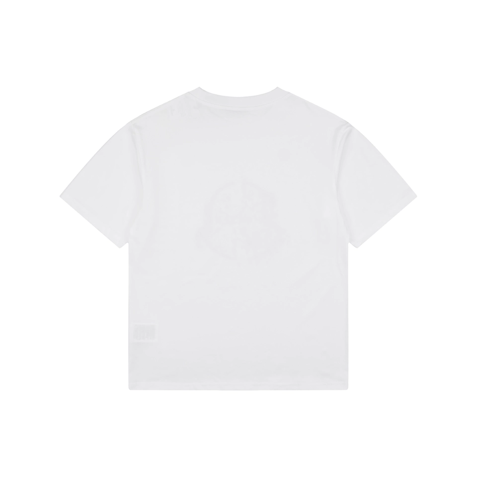 Moncler Paint Splash Logo Graphic T-Shirt White Back view