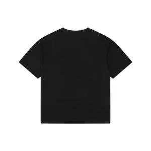 Moncler Paint Splash Logo Graphic T-Shirt Black Back view