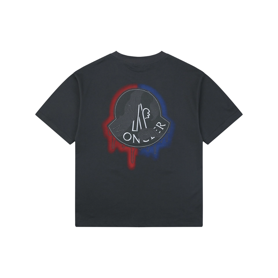 Moncler Red & Blue Gradient Embroidered Logo T-Shirt27.jpg