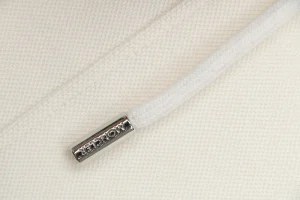Moncler Tricolor Webbing Logo Shorts White