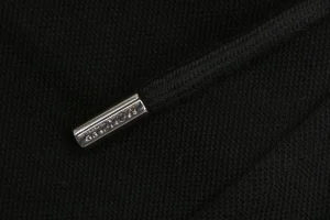 Moncler Tricolor Webbing Logo Shorts Black