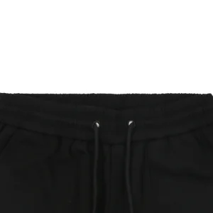 Moncler Tricolor Webbing Logo Shorts Black