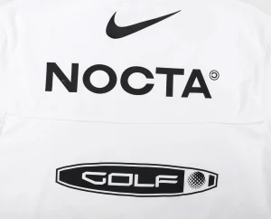 Nike NOCTA Golf Logo Print T-Shirt White Back Print