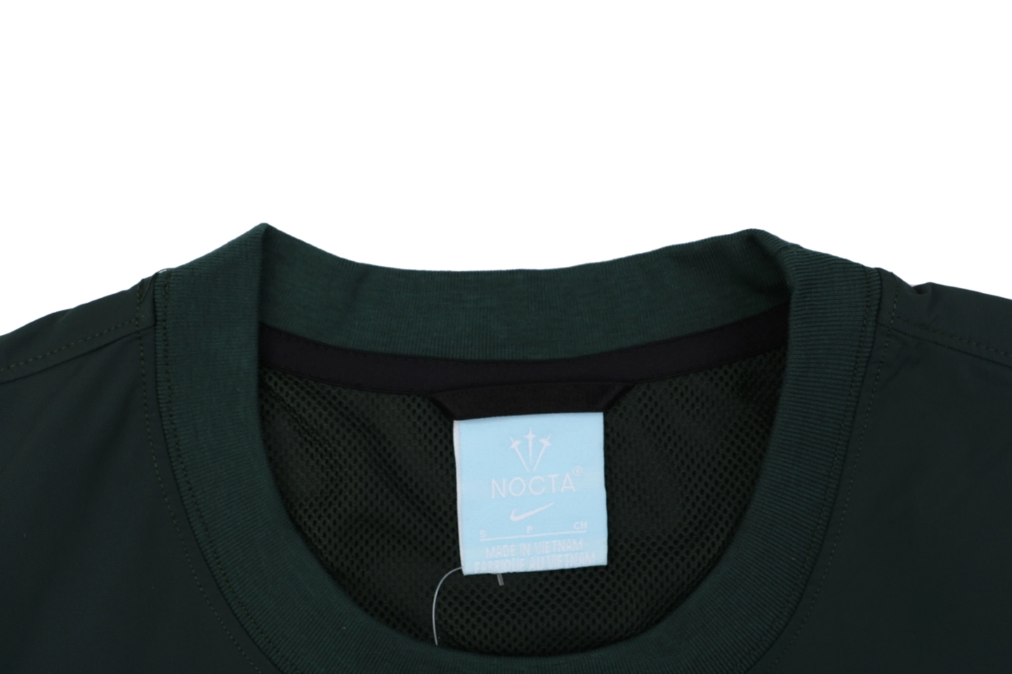 Nike NOCTA Golf Logo Print T-Shirt Green Collar