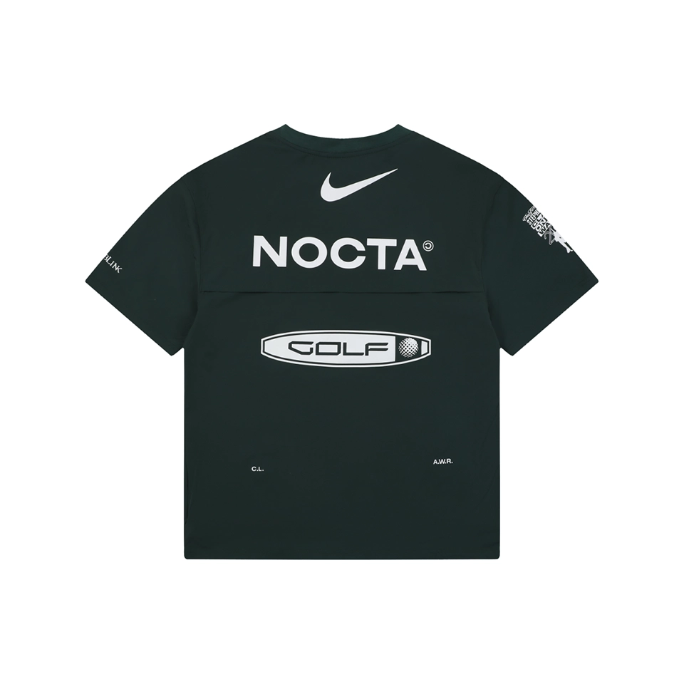 Nike NOCTA Golf Logo Print T-Shirt Green Back view