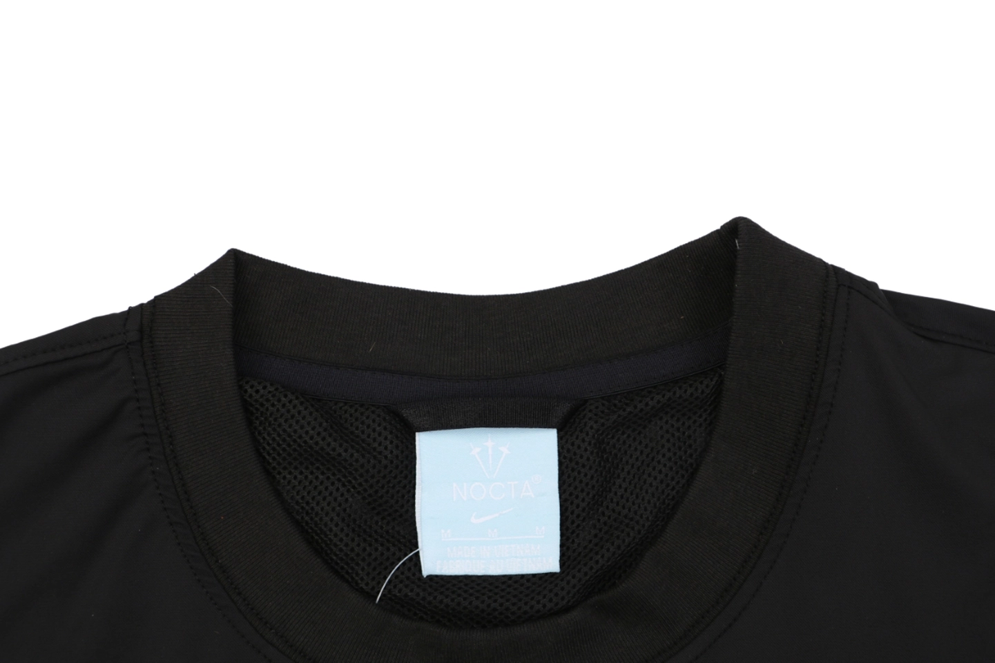 Nike NOCTA Golf Logo Print T-Shirt Black Collar
