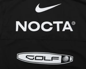 Nike NOCTA Golf Logo Print T-Shirt Black Back Print
