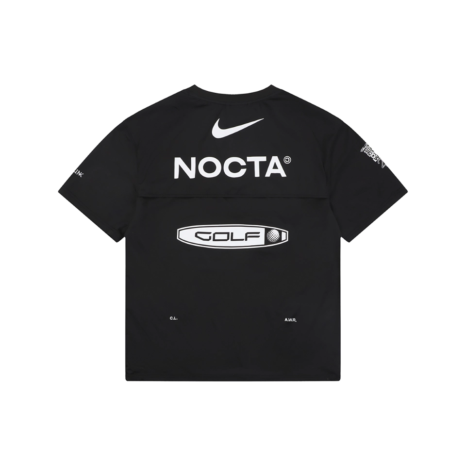 Nike NOCTA Golf Logo Print T-Shirt Black Back view