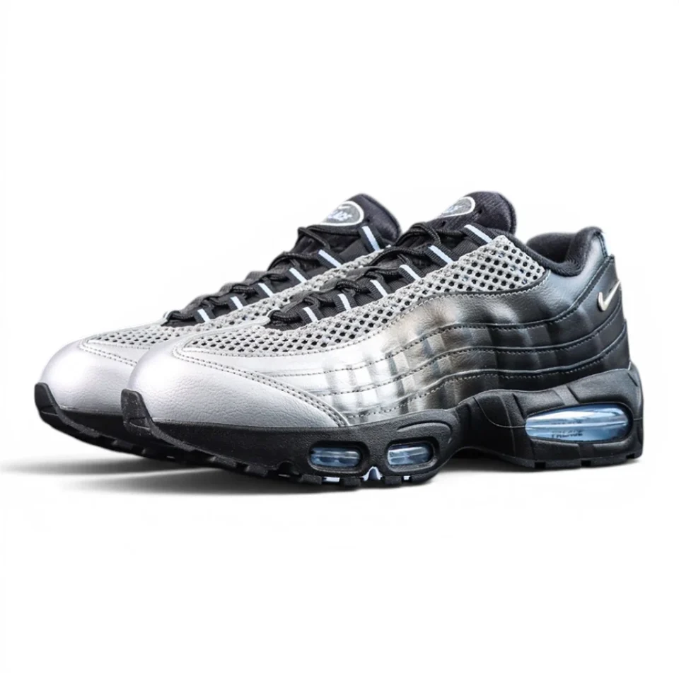 Palace x Air Max 95 'Big Bubble - Metallic Silver'
