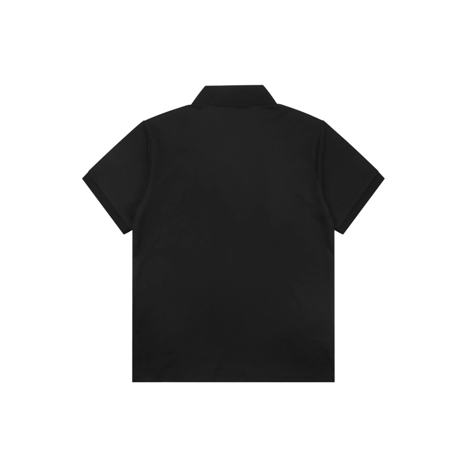 Ralph Lauren Color Logo Embroidery Polo T-Shirt Black Back view