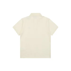 Ralph Lauren Color Logo Embroidery Polo T-Shirt Beige Back view