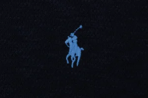 Ralph Lauren Contrast Collar Pony Polo T-Shirt Black Brand