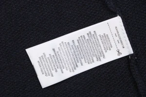 Ralph Lauren N3 Pocket Pony Logo Jacquard T-Shirt Black Wash label