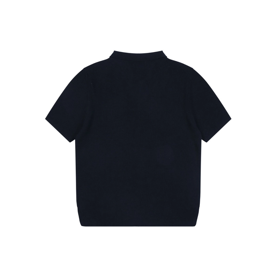 Ralph Lauren N3 Pocket Pony Logo Jacquard T-Shirt Black Back view