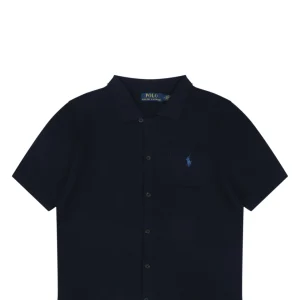 Ralph Lauren N3 Pocket Pony Logo Jacquard T-Shirt Black