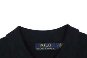 Ralph Lauren N3 Pocket Pony Logo Jacquard T-Shirt Black Collar
