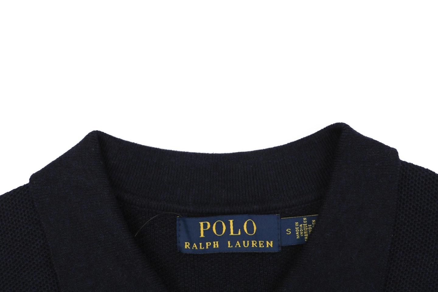 Ralph Lauren N3 Pocket Pony Logo Jacquard T-Shirt Black Collar