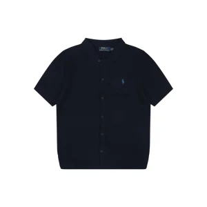 Ralph Lauren N3 Pocket Pony Logo Jacquard T-Shirt Black Front view