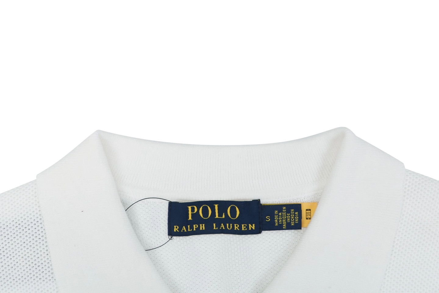 Ralph Lauren N3 Pocket Pony Logo Jacquard T-Shirt White Collar