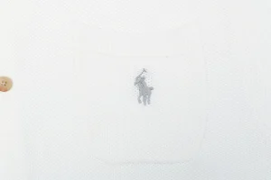 Ralph Lauren N3 Pocket Pony Logo Jacquard T-Shirt White Brand