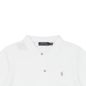 Ralph Lauren N3 Pocket Pony Logo Jacquard T-Shirt White