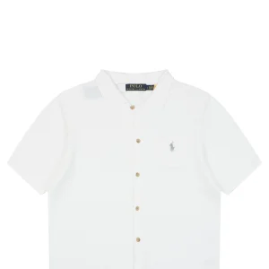 Ralph Lauren N3 Pocket Pony Logo Jacquard T-Shirt White