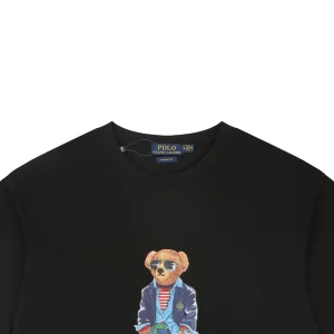 Ralph Lauren Polo Bear Graphic T-Shirt Black