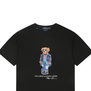 Ralph Lauren Polo Bear Graphic T-Shirt Black