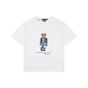 Ralph Lauren Polo Bear Graphic T-Shirt White Front view