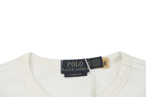 Ralph Lauren Pony Embroidered Crewneck T-Shirt Collar