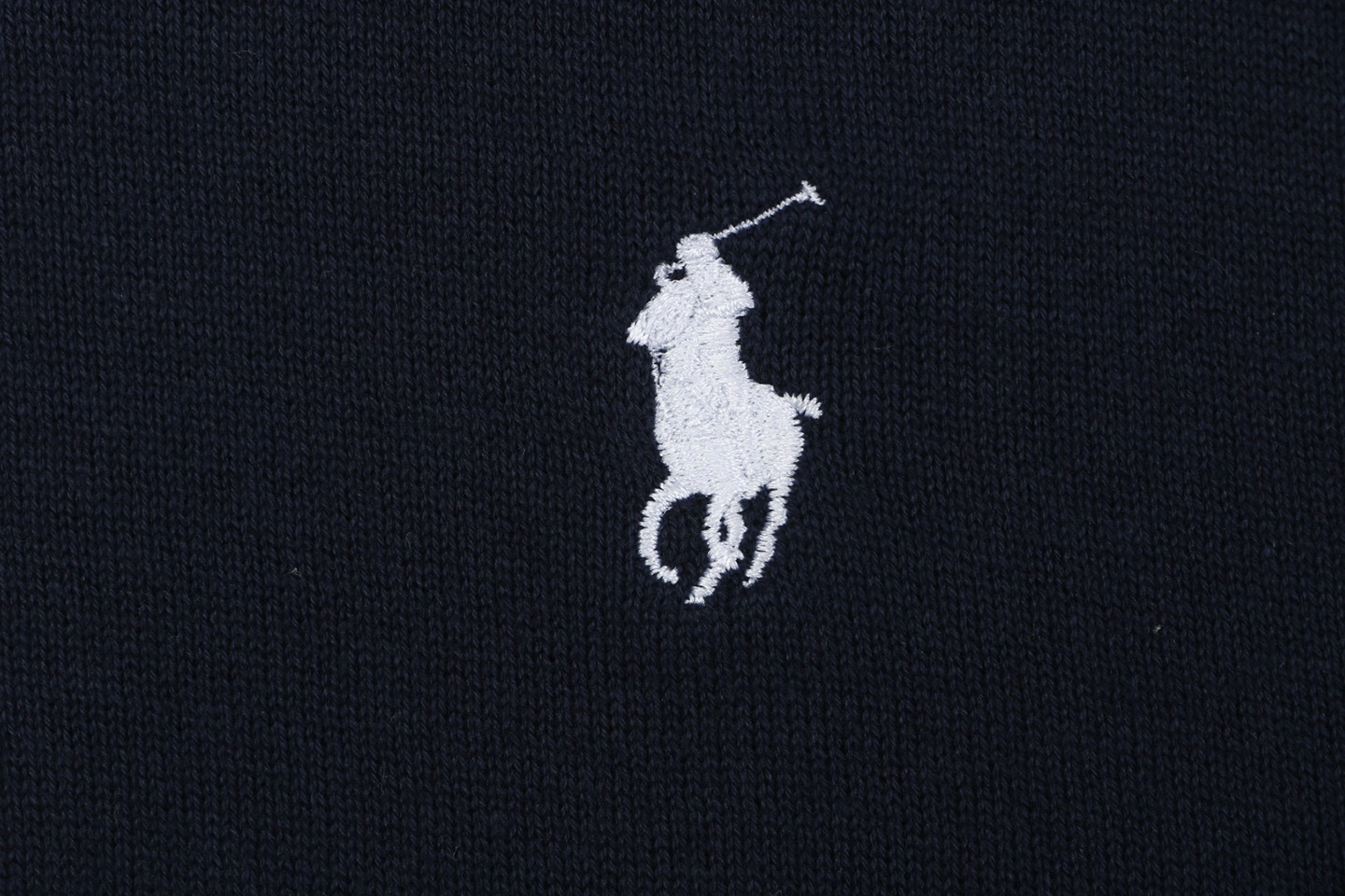 Ralph Lauren Pony Jacquard Henley Knit T-Shirt Black Brand