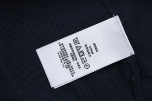 Ralph Lauren Pony Jacquard Henley Knit T-Shirt Black Wash label