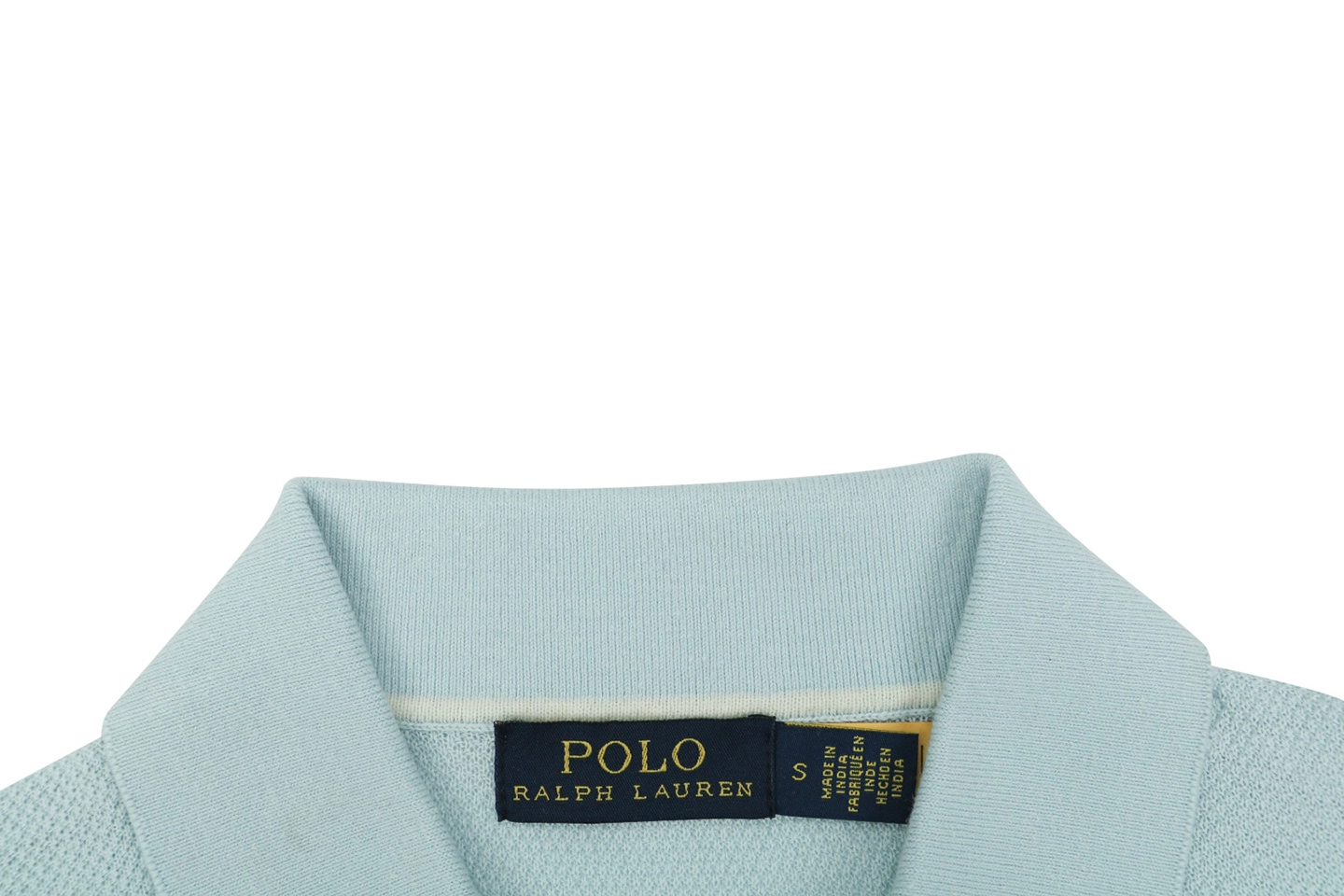 Ralph Lauren Pony Logo Button Placket Polo T-Shirt Green Collar