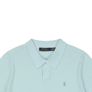 Ralph Lauren Pony Logo Button Placket Polo T-Shirt Green
