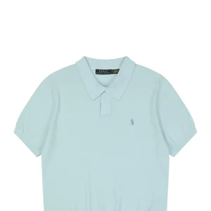 Ralph Lauren Pony Logo Button Placket Polo T-Shirt Green
